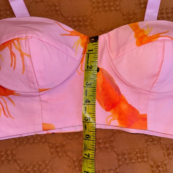 Karen Prawn Print Bustier - Picture 5 of 6